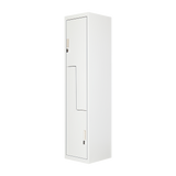 NNEDSZ Grey Two-Door L-shaped Office Gym Shed Storage Lockers