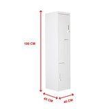 NNEDSZ Grey Two-Door L-shaped Office Gym Shed Storage Lockers