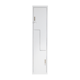 NNEDSZ Grey Two-Door L-shaped Office Gym Shed Storage Lockers