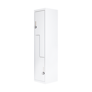 NNEDSZ Grey Two-Door L-shaped Office Gym Shed Storage Lockers