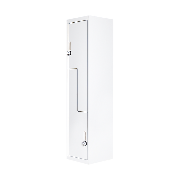 NNEDSZ Grey Two-Door L-shaped Office Gym Shed Storage Lockers