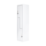 NNEDSZ Grey Two-Door L-shaped Office Gym Shed Storage Lockers