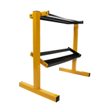 NNEDSZ 2 Tier Dumbbell Rack for Dumbbell Weights Storage