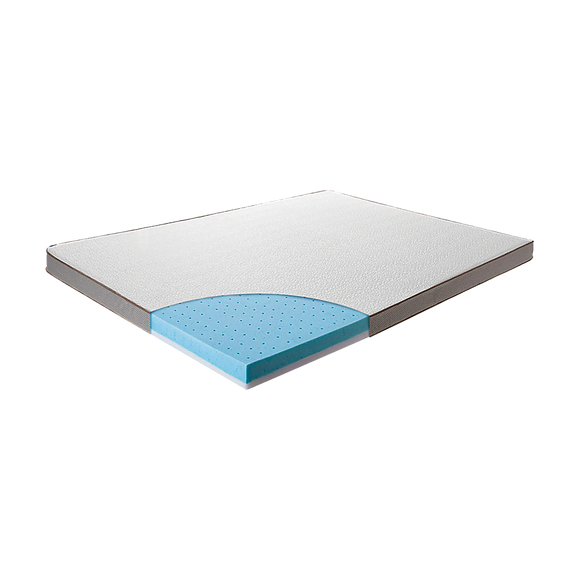 NNEDSZ Palermo Queen Memory Foam Mattress Topper Cooling Gel Infused CertiPUR Approved