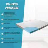 NNEDSZ Palermo Queen Memory Foam Mattress Topper Cooling Gel Infused CertiPUR Approved