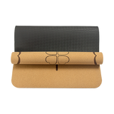 NNEDSZ Natural Cork TPE Yoga Mat Sports Eco Friendly Exercise Fitness Gym Pilates