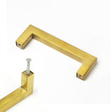 NNEDSZ 15x Brushed Brass Drawer Pulls Kitchen Cabinet Handles - Gold Finish 96mm