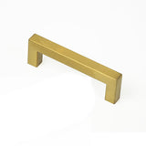 NNEDSZ 15x Brushed Brass Drawer Pulls Kitchen Cabinet Handles - Gold Finish 96mm