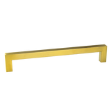 NNEDSZ 15 x Brushed Brass Drawer Pulls Kitchen Cabinet Handles - Gold Finish 192mm