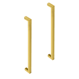 NNEDSZ 15x Brushed Brass Drawer Pulls Kitchen Cabinet Handles - Gold Finish 256mm