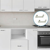 NNEDSZ Brushed Nickel Stainless Steel Kitchen Cabinet Square Drawer Pull Door Handles 15-Pack
