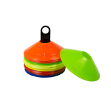 NNEDSZ 60 Pack Sports Training Discs Markers Cones Soccer AFL Exercise Personal Fitness