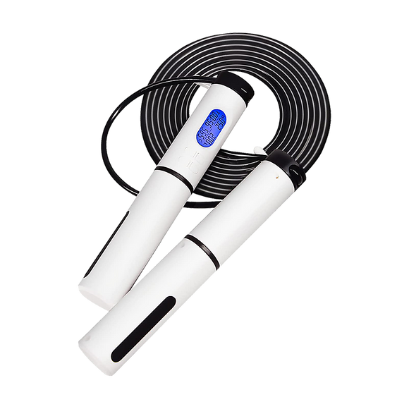 NNEDSZ Skipping Rope Jump with Counter Smart Calorie Counting Adjustable Cable Ropeless