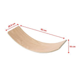 NNEDSZ Balance Board Beam Seesaw Wooden Child Kids Adult Yoga