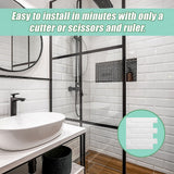 NNEDSZ Tiles 3D Peel and Stick Wall Tile Subway White (30 x 30cm x 10 sheets)