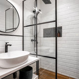 NNEDSZ Tiles 3D Peel and Stick Wall Tile Subway White (30 x 30cm x 10 sheets)