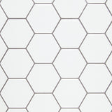 NNEDSZ Tiles 3D Peel and Stick Wall Tile Hexagon White (30cm x 30cm x 10 sheets)