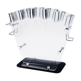 NNEDSZ Kitchen 17 Pc Knife Set w/ Block & Sharpener Chef Bread Steak Knives