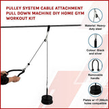 NNEDSZ Pulley System Cable Attachment Pull Down Machine DIY Home Gym Workout Kit