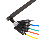 NNEDSZ Exercise Pilates Bar Kit Resistance Bands Yoga Fitness Stretch Workout Gym