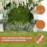 NNEDSZ 2M Wedding Hoop Round Circle Arch Backdrop Flower Display Stand Frame Background