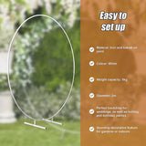 NNEDSZ 2M Wedding Hoop Round Circle Arch Backdrop Flower Display Stand Frame Background