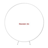 NNEDSZ 2M Wedding Hoop Round Circle Arch Backdrop Flower Display Stand Frame Background
