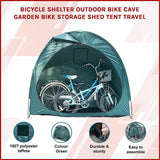 NNEDSZ Bicycle Shelter Outdoor Bike Cave Garden Bike Storage Shed Tent Travel