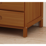 NNEDSZ Bamboo Bedside Table Nightstand Storage Bedroom Sofa Side Stand