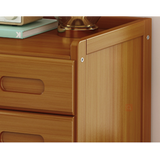 NNEDSZ Bamboo Bedside Table Nightstand Storage Bedroom Sofa Side Stand