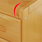 NNEDSZ Bamboo Bedside Table Nightstand Storage Bedroom Sofa Side Stand