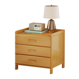 NNEDSZ Bamboo Bedside Table Nightstand Storage Bedroom Sofa Side Stand