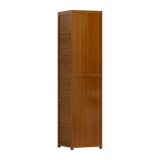 NNEDSZ Bamboo Shelf Bookcase Display Storage Rack Stand Livingroom Bedroom