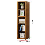 NNEDSZ Bamboo Shelf Bookcase Display Storage Rack Stand Livingroom Bedroom