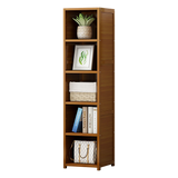 NNEDSZ Bamboo Shelf Bookcase Display Storage Rack Stand Livingroom Bedroom