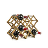 NNEDSZ Wooden Wine Rack Freestanding 10 Bottles Countertop Storage