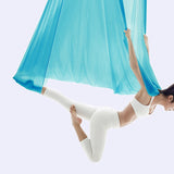 NNEDSZ 5x2.8m Yoga Pilates Aerial Silk Kit Swing Anti-Gravity Hammock
