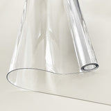 NNEDSZ PVC Tablecloth Protector 107X213.4CM Clear Plastic Table Cloth Cover Transparent