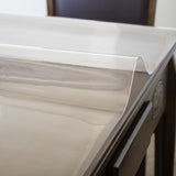 NNEDSZ PVC Tablecloth Protector 107X213.4CM Clear Plastic Table Cloth Cover Transparent
