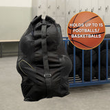 NNEDSZ Extra Large Sports Ball Carry Bag Waterproof Football Basketball Volleyball Soccer Rugby NetBall