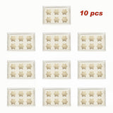 NNEDSZ 10Pcs Clear Dessert Boxes Cupcake Packing Boxes Bakery Cake Wrapping Boxes