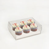 NNEDSZ 10Pcs Clear Dessert Boxes Cupcake Packing Boxes Bakery Cake Wrapping Boxes