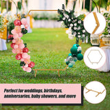 NNEDSZ 2M Wedding Hex Arch Backdrop Flower Display Stand Frame Background