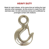 NNEDSZ Grappling Hook 1T Crane Scale Sliding Stainless Steel Lifting Rigging Accessories