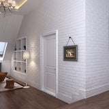 NNEDSZ White Brick Wallpaper Vinyl Vintage
