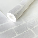 NNEDSZ White Brick Wallpaper Vinyl Vintage