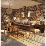 NNEDSZ Rustic Rock Brick Wallpaper