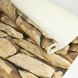 NNEDSZ Rustic Rock Brick Wallpaper