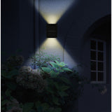 NNEDSZ 2pc Outdoor Solar LED Deck Lights Garden Patio Pathway Stairs Warm White