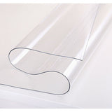 NNEDSZ PVC Tablecloth Protector Table Cover Dining Table Cloth Plastic 2134x1070mm 1.5mm